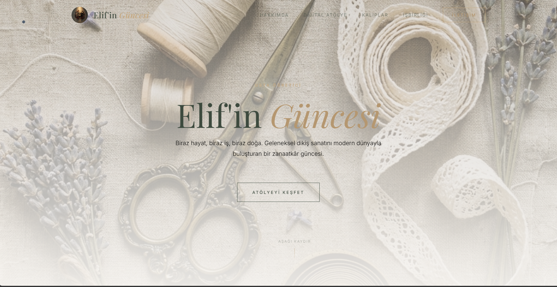 Elif'in Güncesi — Dijital Atölye